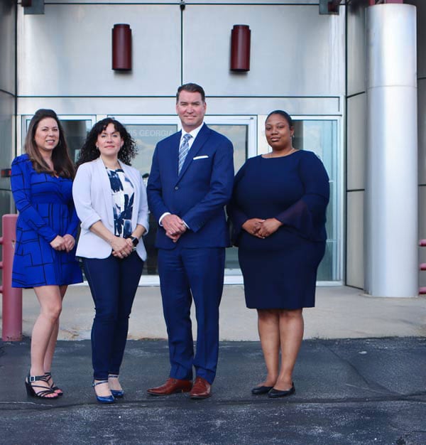 Group photo of attorneys and staff